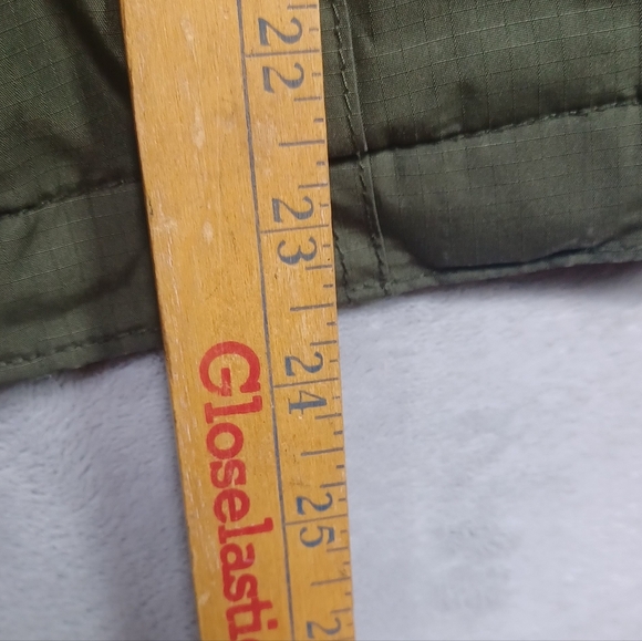 Hollister Girls Youth Large Green Hooded Winter Jacket Fleece Lined Zip Up Coat - Picture 13 of 13